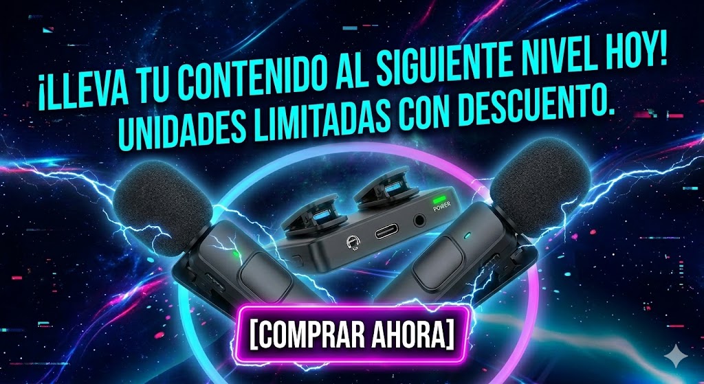 Micrófono Inalámbrico Profesional Dúo F-Series | Oferta Limitada $69.900 🔥