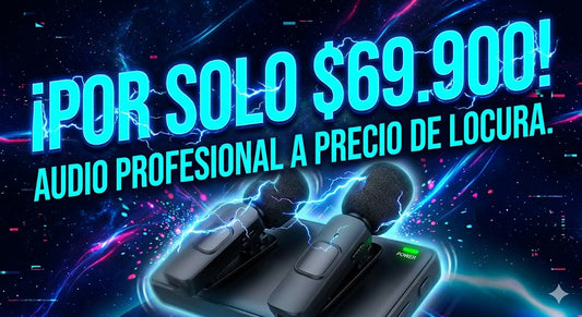 Micrófono Inalámbrico Profesional Dúo F-Series | Oferta Limitada $69.900 🔥